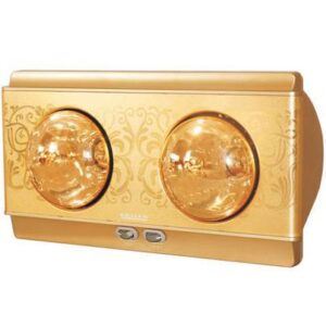 Đèn sưởi 2 bóng treo tường Heizen model He2B